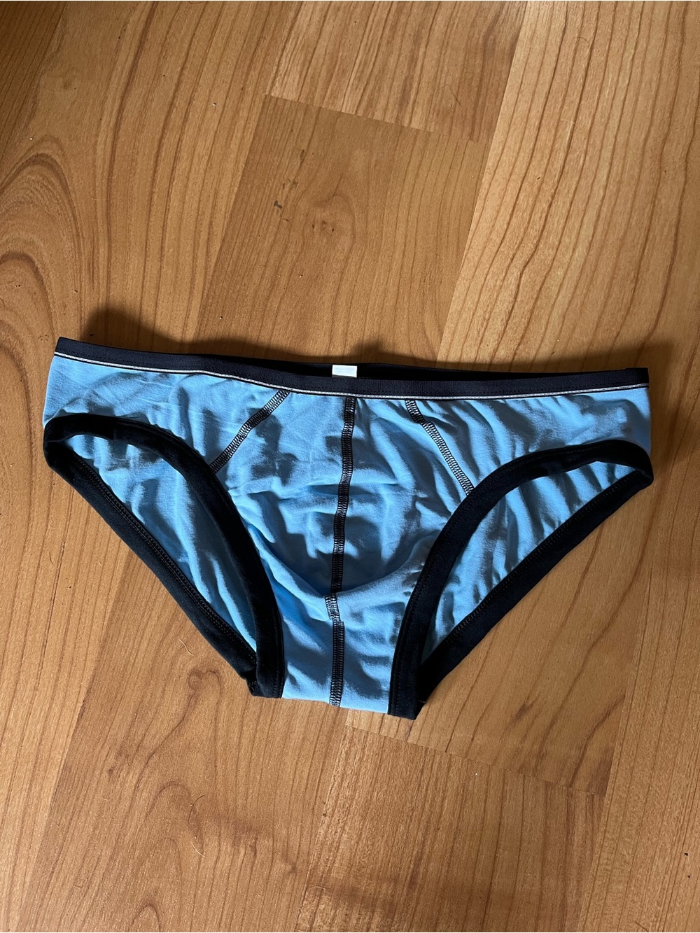 Men’s aussieBum Light Blue & Black Modal Bikini Briefs